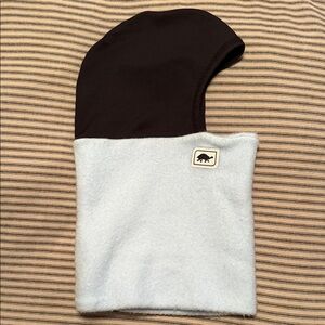 Cozy Black and White Kids Fleece Hood